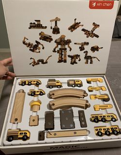 Magic Engineering Vehicles Blocks 40 Pieces