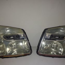 left and right headlights