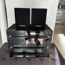 SHARP SC6900 (BK) STEREO Synthesizer Tuner, Dual Cassette, AM/FM Receiver Works
