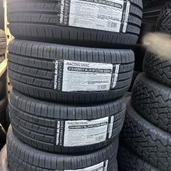 SET OF FOUR NEW TIRES 215/45/17 ROYAL BLACK INCLUDING MOUNT AND BALANCE, ASK ME FOR SIZES AND BRANDS 