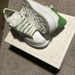 acid green Alexander McQueen, Size 7.5 - A Stylish Steal! 