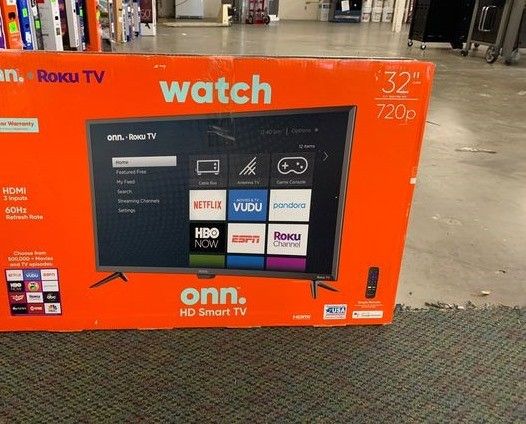 Brand New ONN ROKU 32 TV open box w/ warranty
