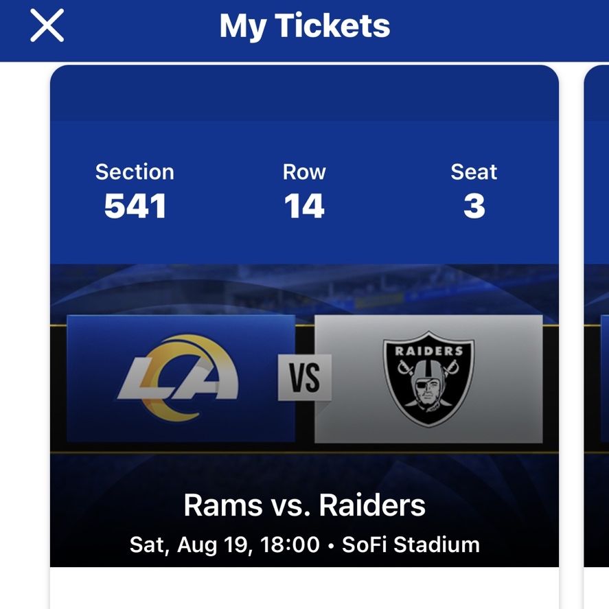 Rams Tickets for Sale in Los Angeles, CA - OfferUp