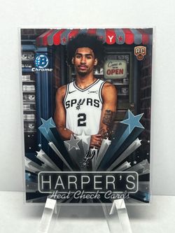 2025-2026 Bowman Hobby Stars Harper's Heat Check Dylan Harper Spurs HS-4