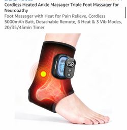 Brand new : Cordless Heated Ankle Massager