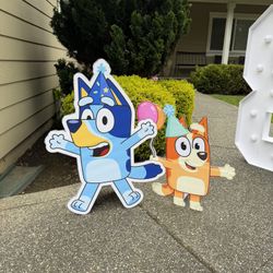Bluey FOAM BOARD CUT OUTS