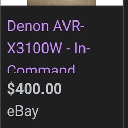 Denon RECEIVER 3100 