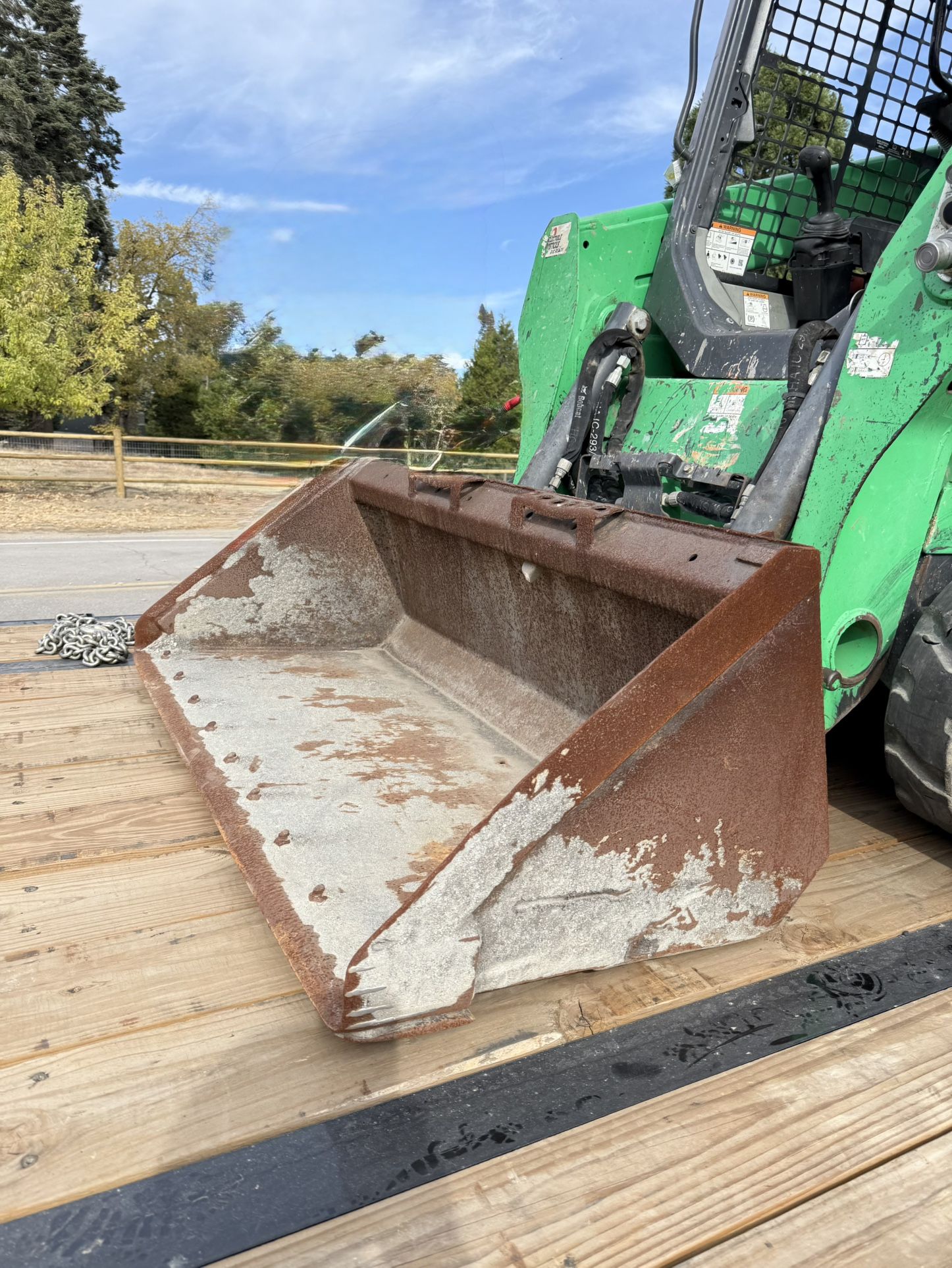 56” Bobcat Skid Steer Bucket