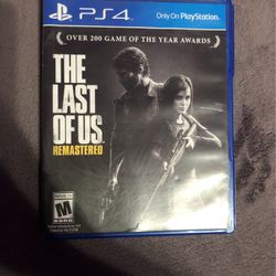 The Last Of Us Game Ps4