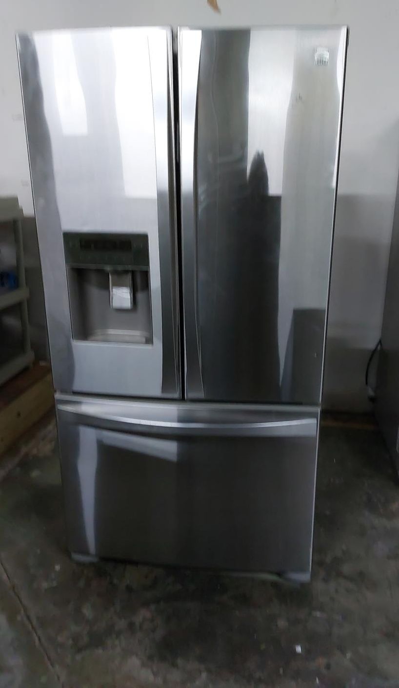 Stainless Steel French Door Refrigerator with Ice Maker