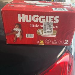 Huggies Size 2 72 Diapers 