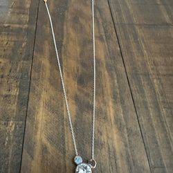 ✨ Silver Mickey Mouse Necklace w/ Cubic Zirconia ✨
