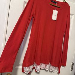 Womens Tops Long Sleeve Tunics Round Neck Blouses Shirts for Leggings