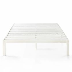 White bed frame