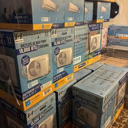 Hessaire DIY 18,000 BTU (1.5 Ton) Ductless Mini Split Air Conditioner – 11 Units