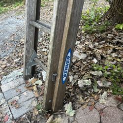 26 foot extension wood Werner ladder