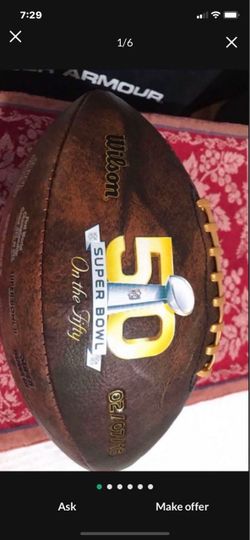 Broncos Paid $200 Sell$135 Super Bowl 50 Game Football - Denver Broncos $135