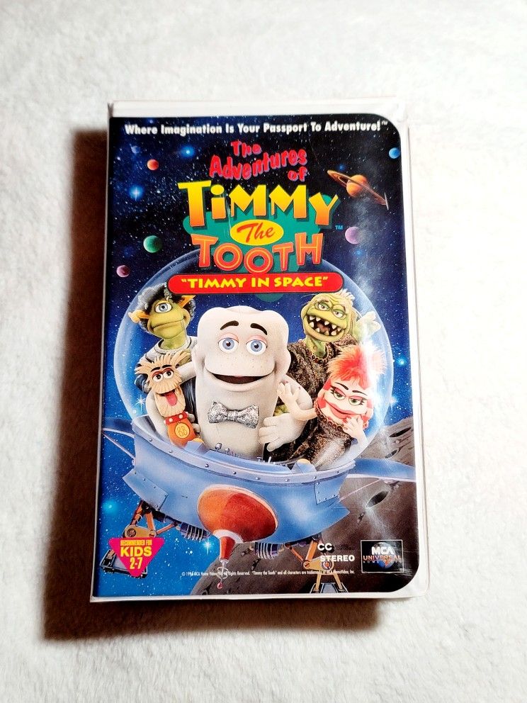 Timmy The Tooth : Timmy In Space VHS (1994)