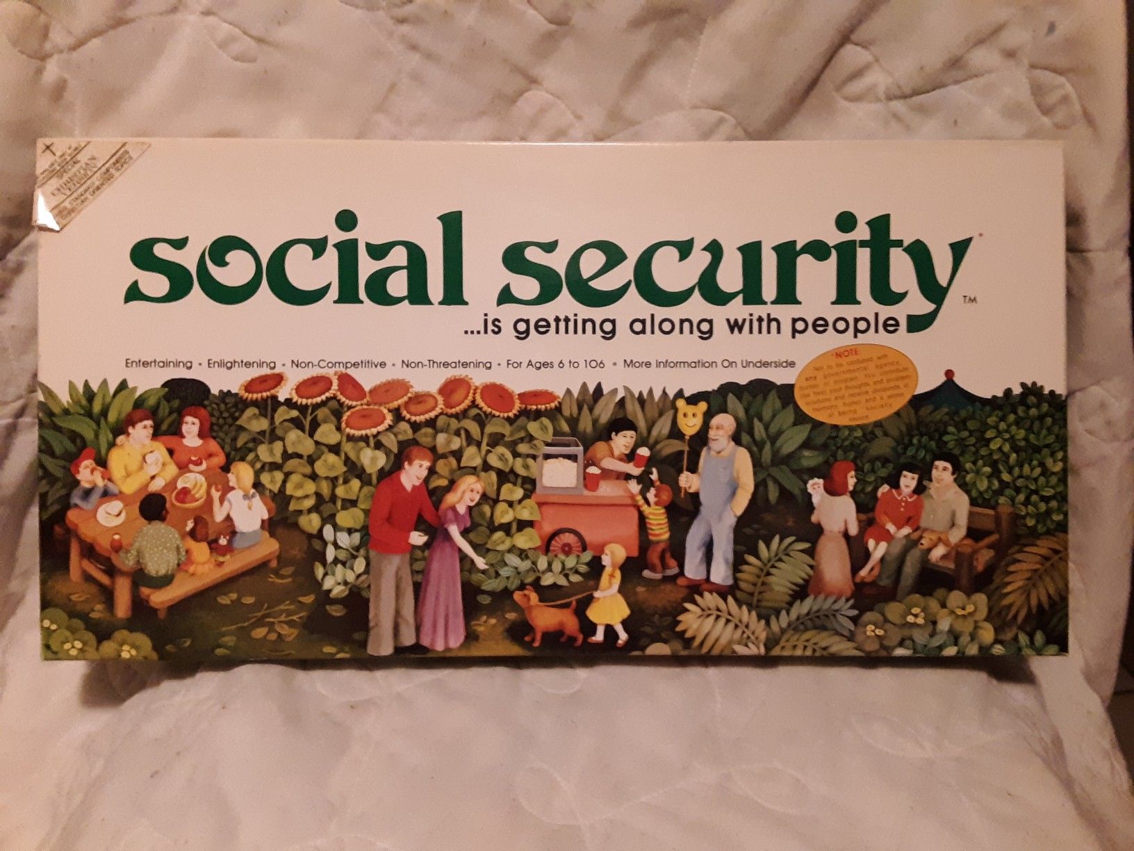 Social Security Board Game 1976