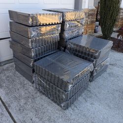 BRAND NEW Heavy Duty  FULL ONE INCH Thick Black Gym Mats With Edge Pieces. Only $35 A Pack!