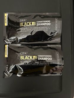 DHC Japan Black Charcoal Conditioning Shampoo 400ml, 2 in 1 Shampoo with Conditioner, Scalp Care & Hair Growth