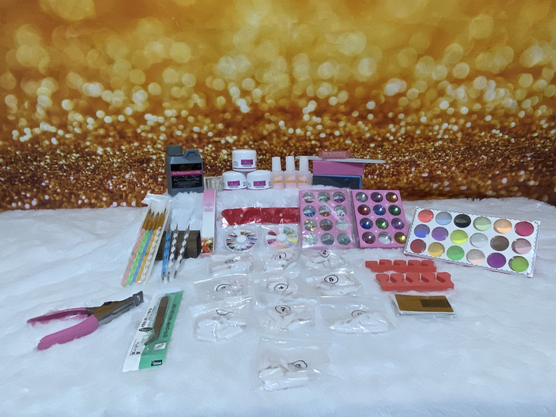 Acrylic Nail Kit New** 25+ Items