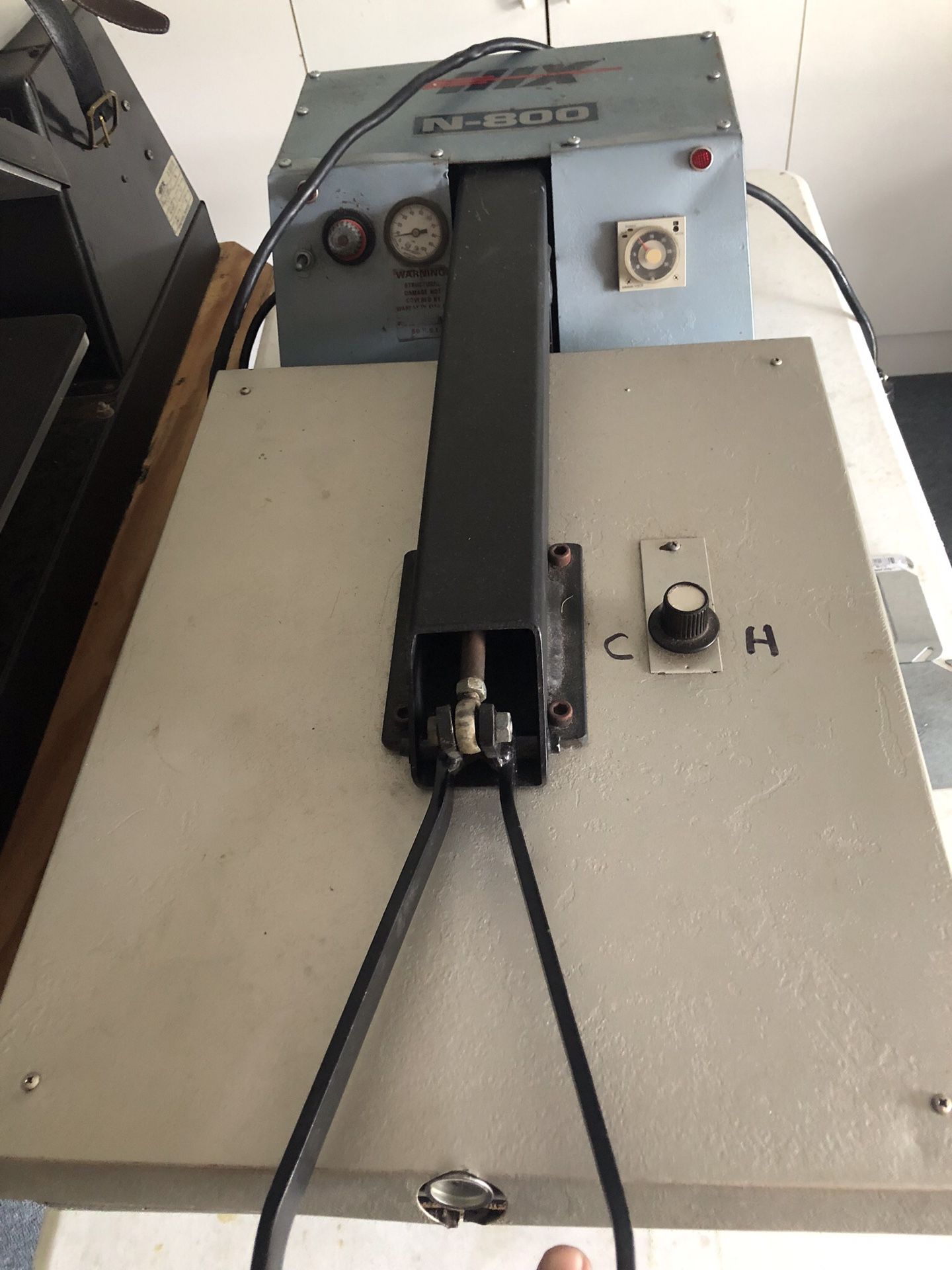 Hix N800 heat press machine