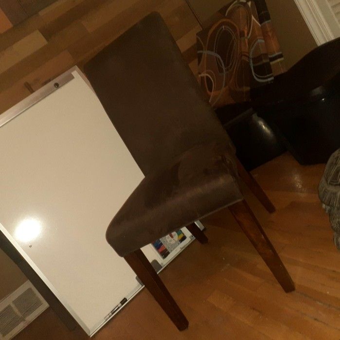 Chocolate Suede Chair ☆ Super Sharp ☆