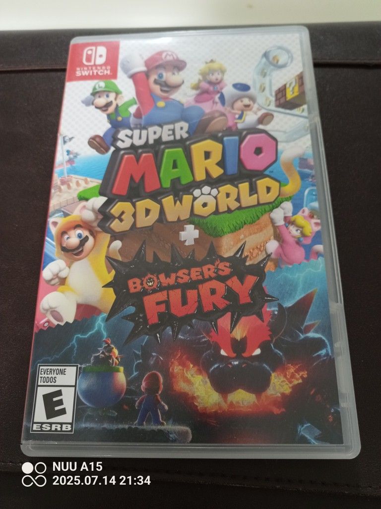 Great Condition Super Mario 3D World Bowser's Fury Nintendo Switch