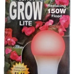 Miracle LED Grow Light Bulb Red Spectrum 12W Indoor Plant Flower Hydroponic
