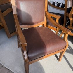 Large Leather Accent Chairs