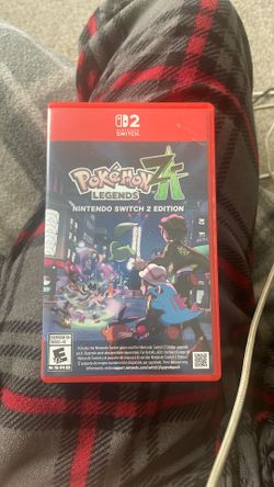 Pokemon legends ZA game with day 1 materials (able to be played on switch 1)