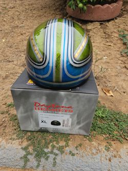 Custom painted helmet dot approved xl