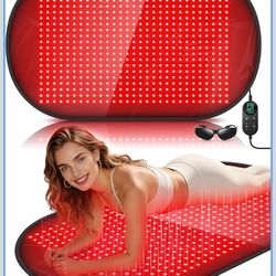 Large Red Light Mat for Body