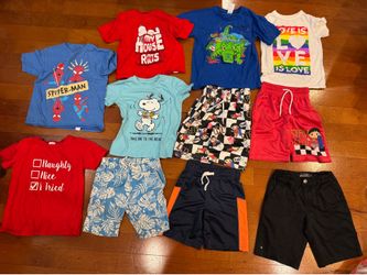 Lot of Size 4 Boys Shirts and Shorts- 11 Items