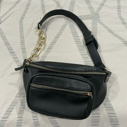 Black Waistbelt $10. Large Clear Tote $10