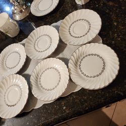 Mid Century Plates Saucers