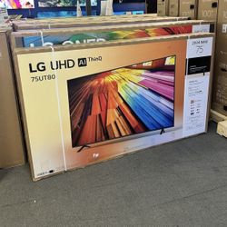 75” Lg UHD 4K Smart 4K TV UT80