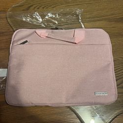 new pink laptop bag