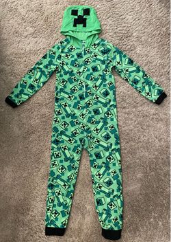 Minecraft Creeper Kids Onesie Size L