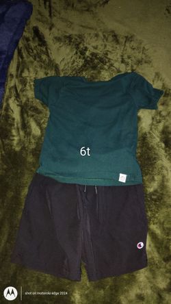 Kids 6T T-Shirt and Champion Shorts Set