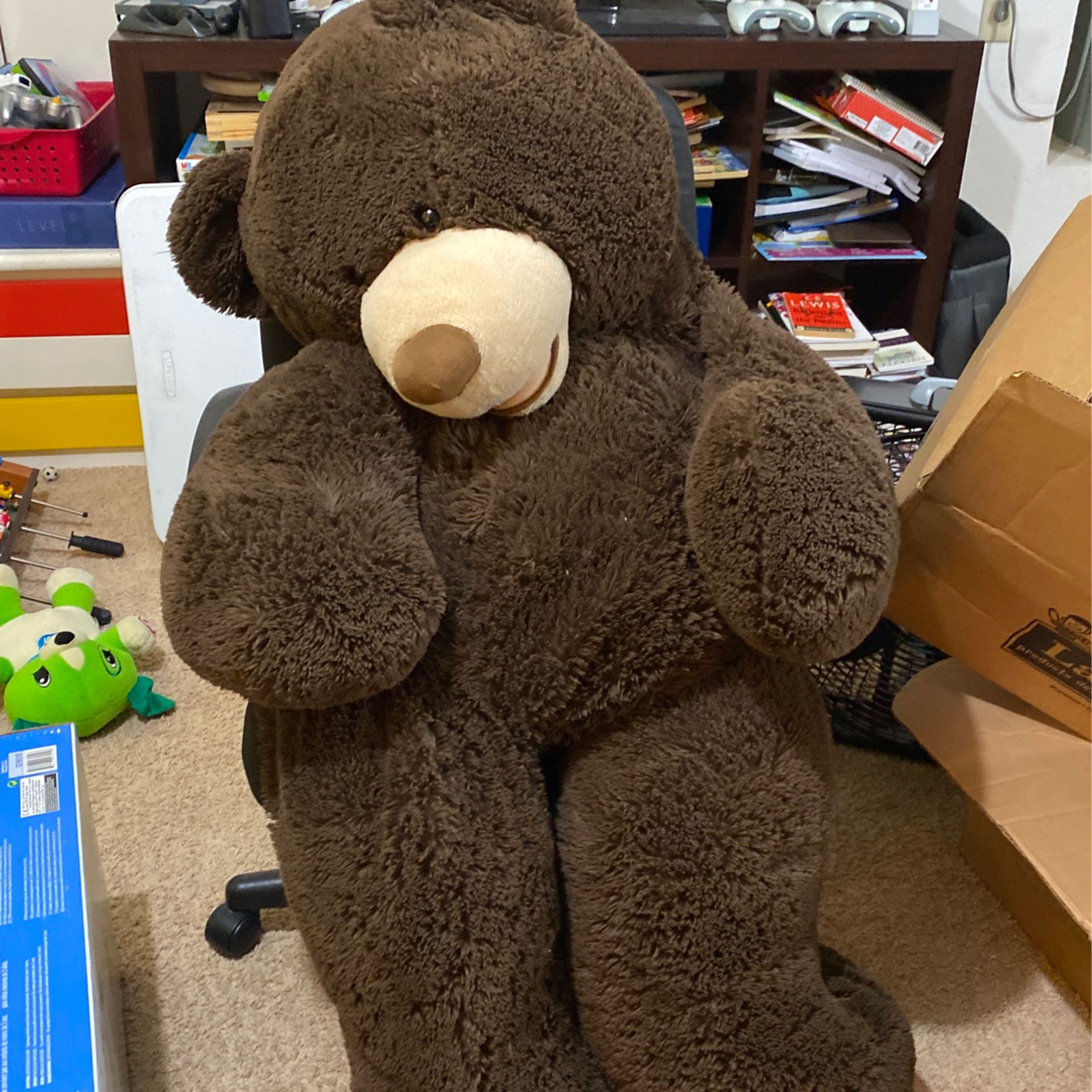 Giant Teddy Bear From Costco - 5 Feet Tall