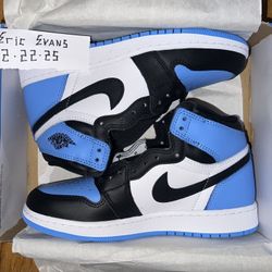 Jordan Retro 1 High “UNC Toe” Size 4.5 (GS) 