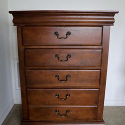 5-Drawer Solid Wood Lingerie Chest / Tall Dresser