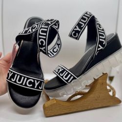 Juicy Couture Driven Strap Platform Sandals