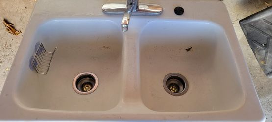 Double Sink- Cast Iron