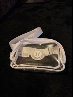 Clear/White Lululemon Bag