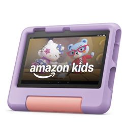 New - Amazon Kindle 7" Kids Fire Tablet 16GB with Purple rubber bumper cover