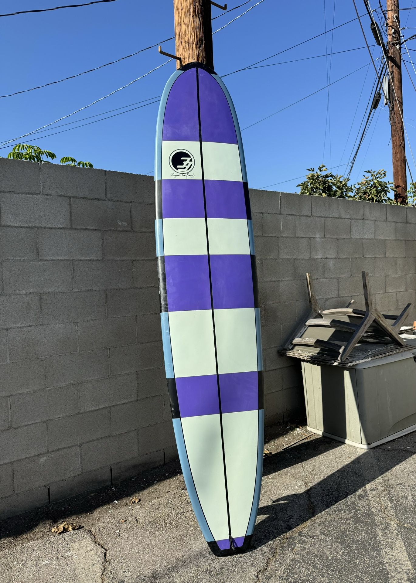 9 Foot Degree 33 Longboard Surfboard