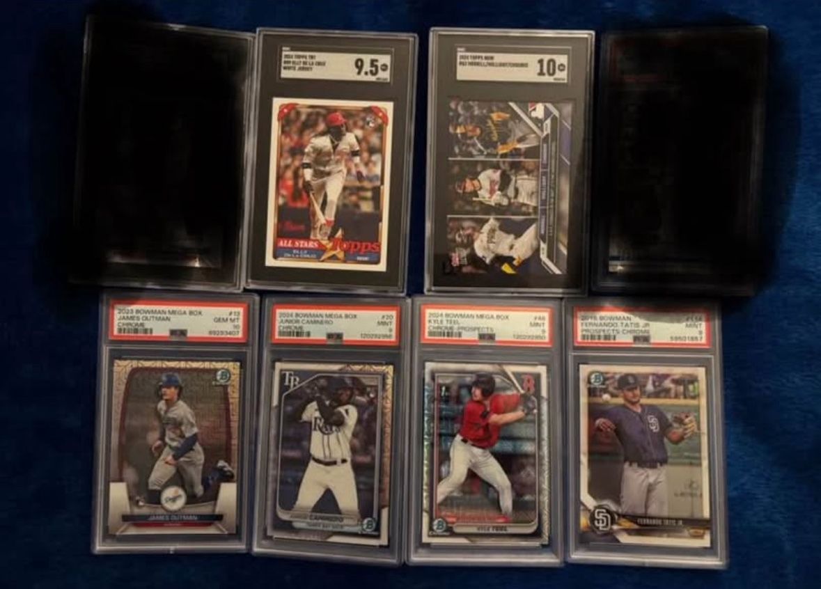 6 baseball graded card lot psa SGC Elly Merrill tatis mlb dodgers padres